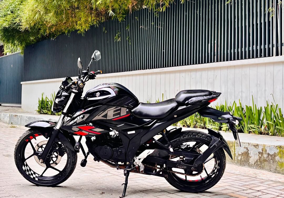 Sujuki Gixxer LED Curborator-2021 Model-2022 Registration-Tax token2027