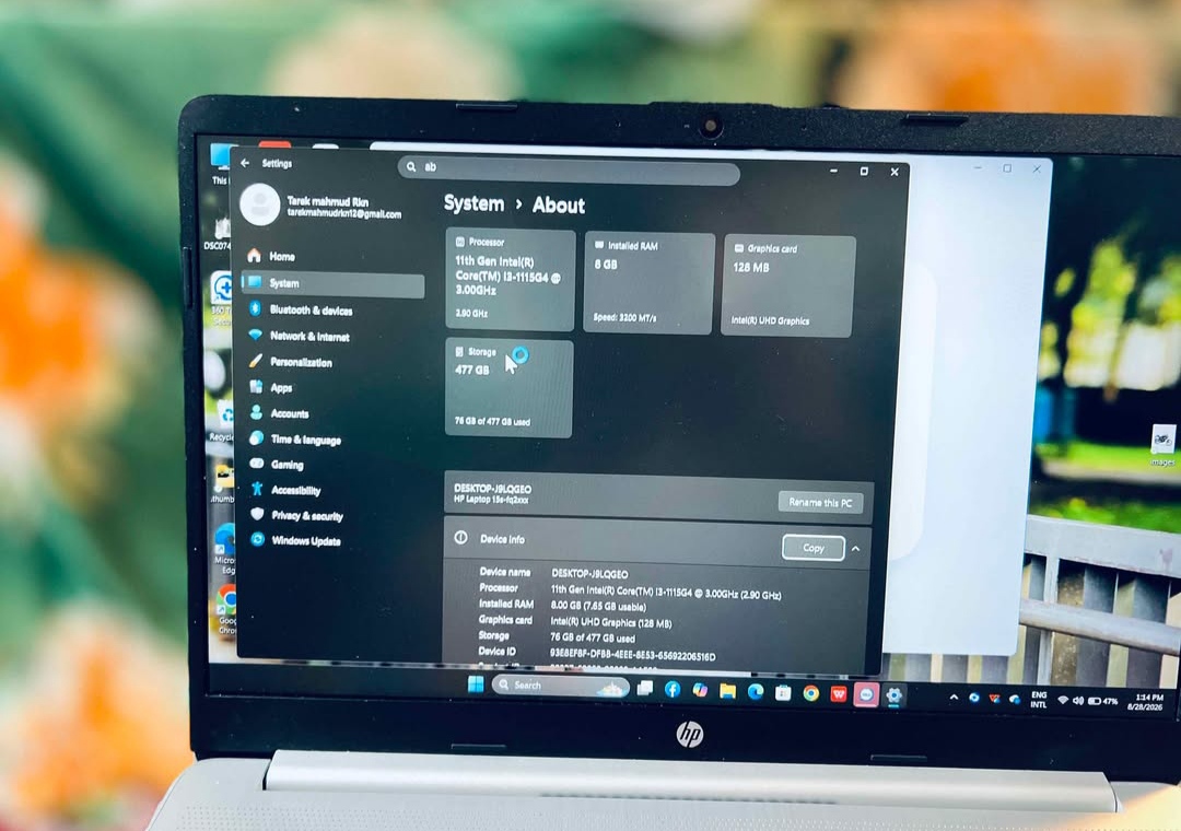 HP 15s/corei3