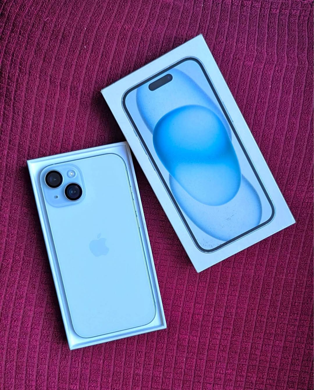 iPhone 15 with box