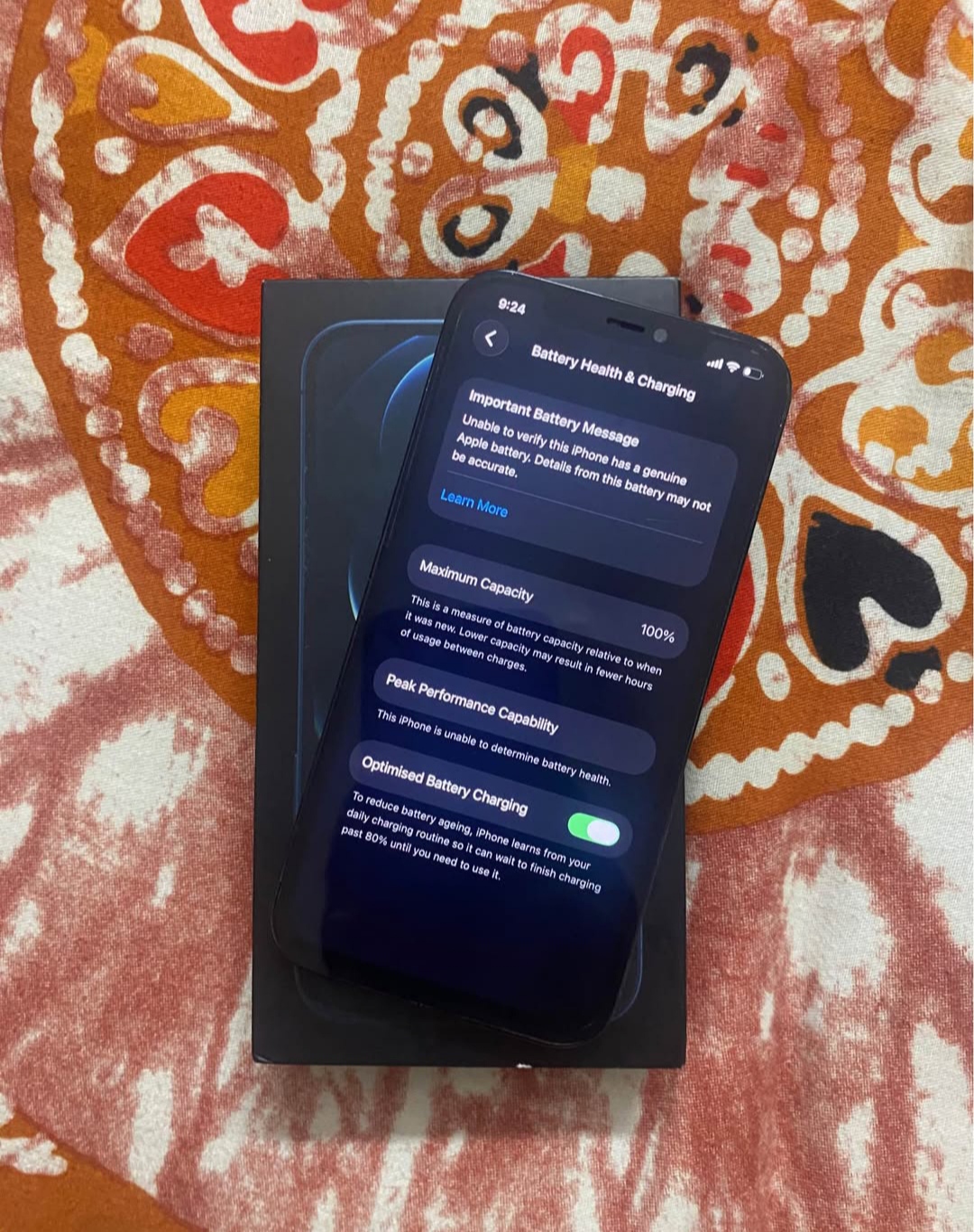 iPhone 12 Pro 128gb with box
