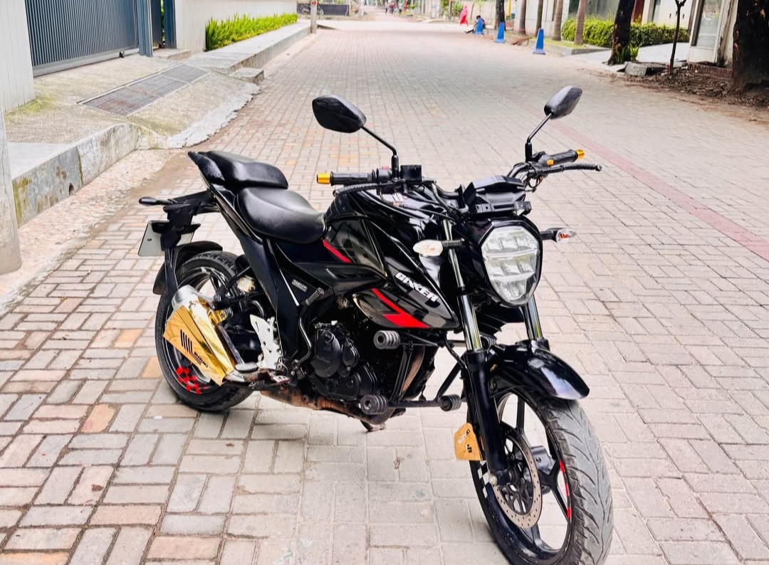 Sujuki Gixxer LED Curborator-2021 Model-2022 Registration-Tax token2027