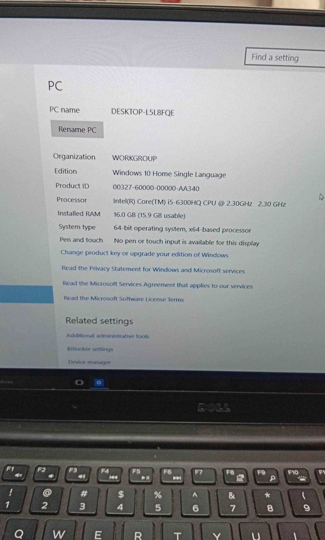 Dell XPS 15 9550 16gb/256gb