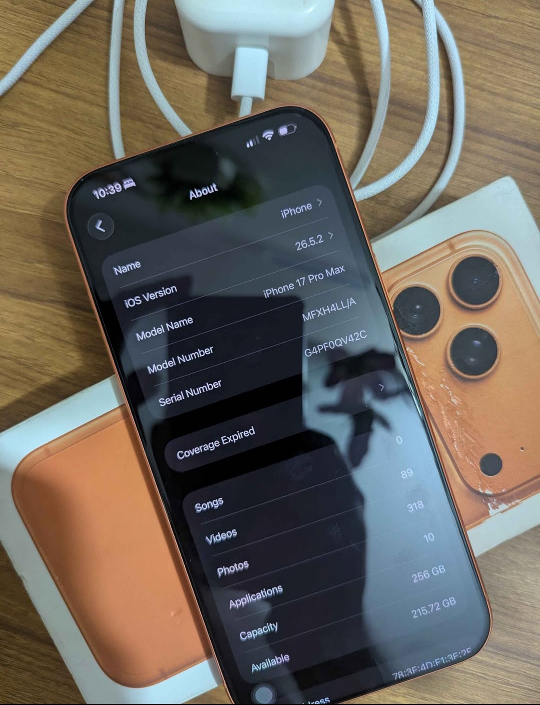 Iphone 17 pro max ( USA) 256 GB