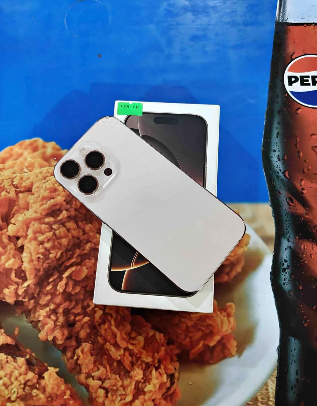 I phone 16 pro Bh- 91% 128 gb Physical dual sim Chinese variant