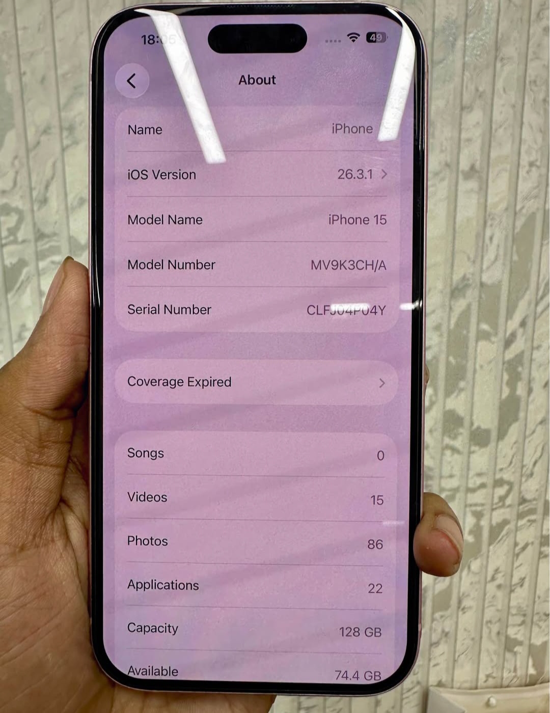 iPhone 15
