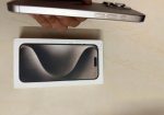 iPhone 15pro max (natural titanium )512gb with Box