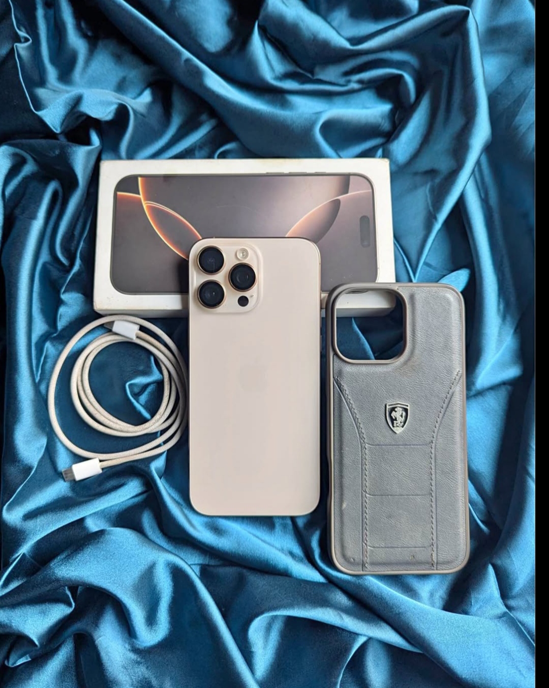 iPhone 16 pro Max desert titanium